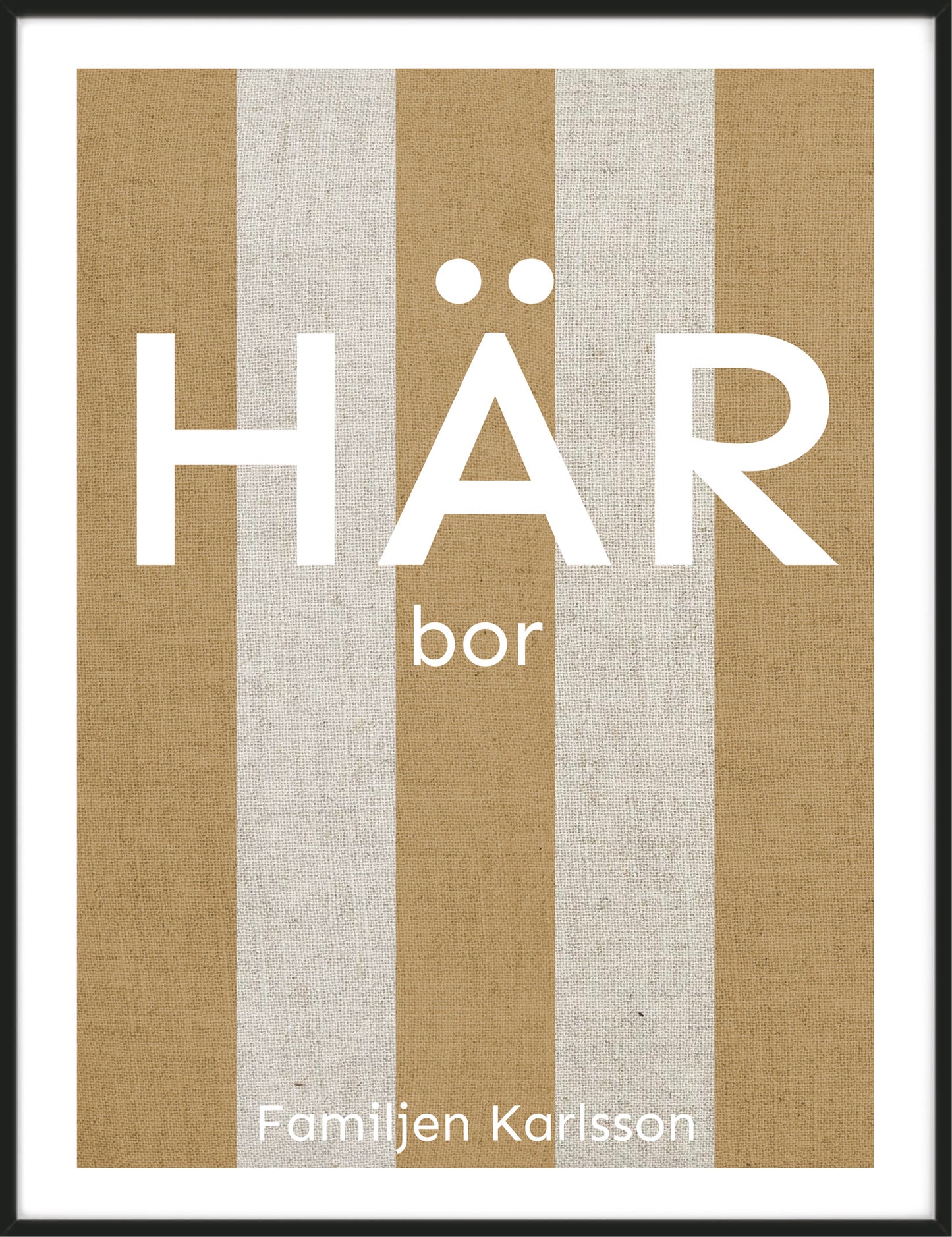 Randig – Personlig Poster