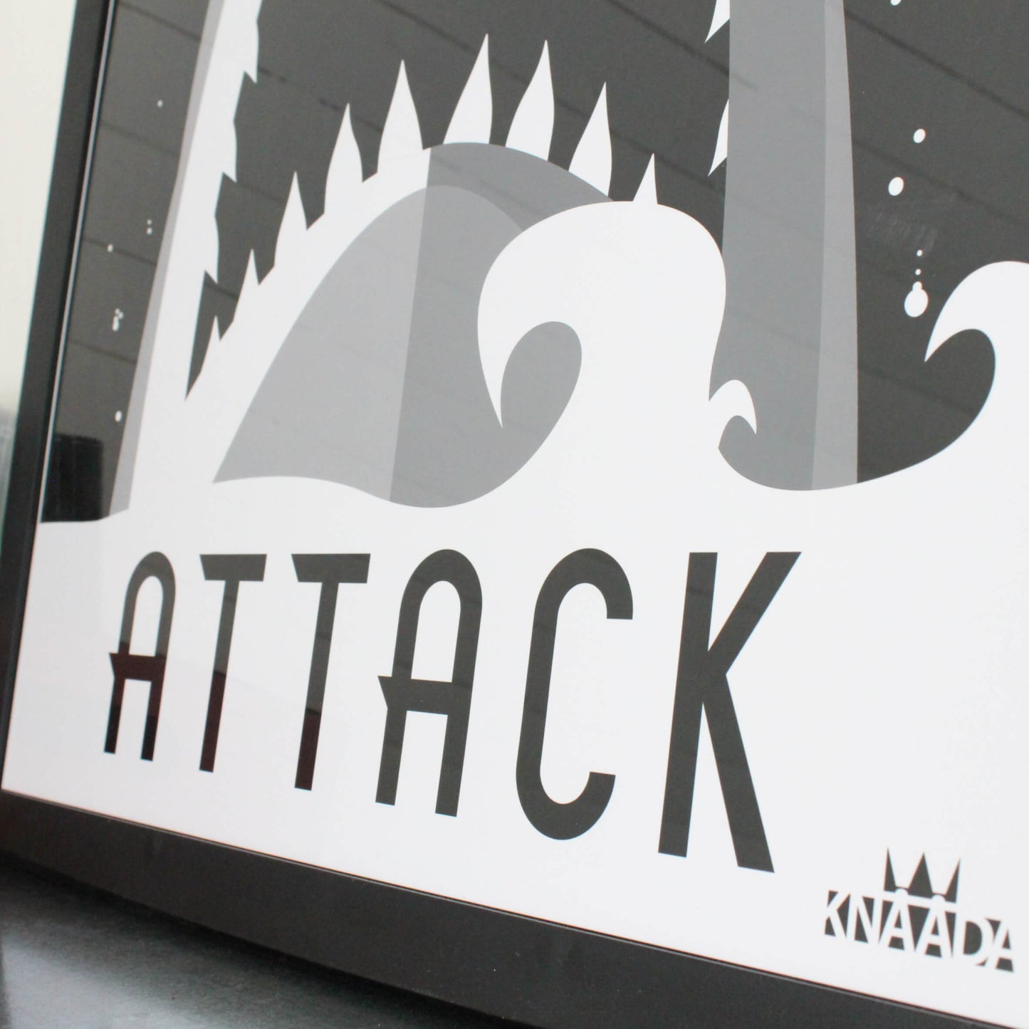 Tavla med haj för barnrum