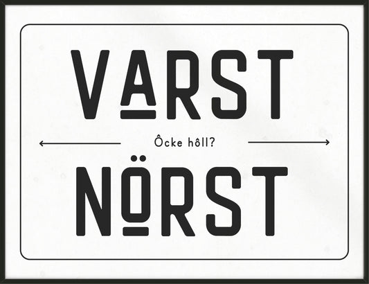 Varst Nörst Poster