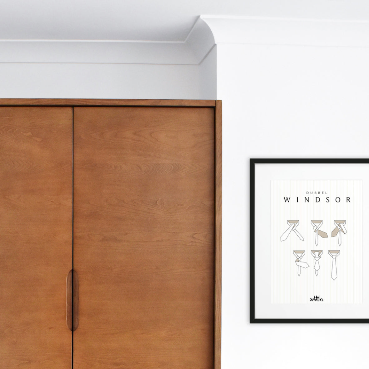 Poster med slipsknut, present till honom