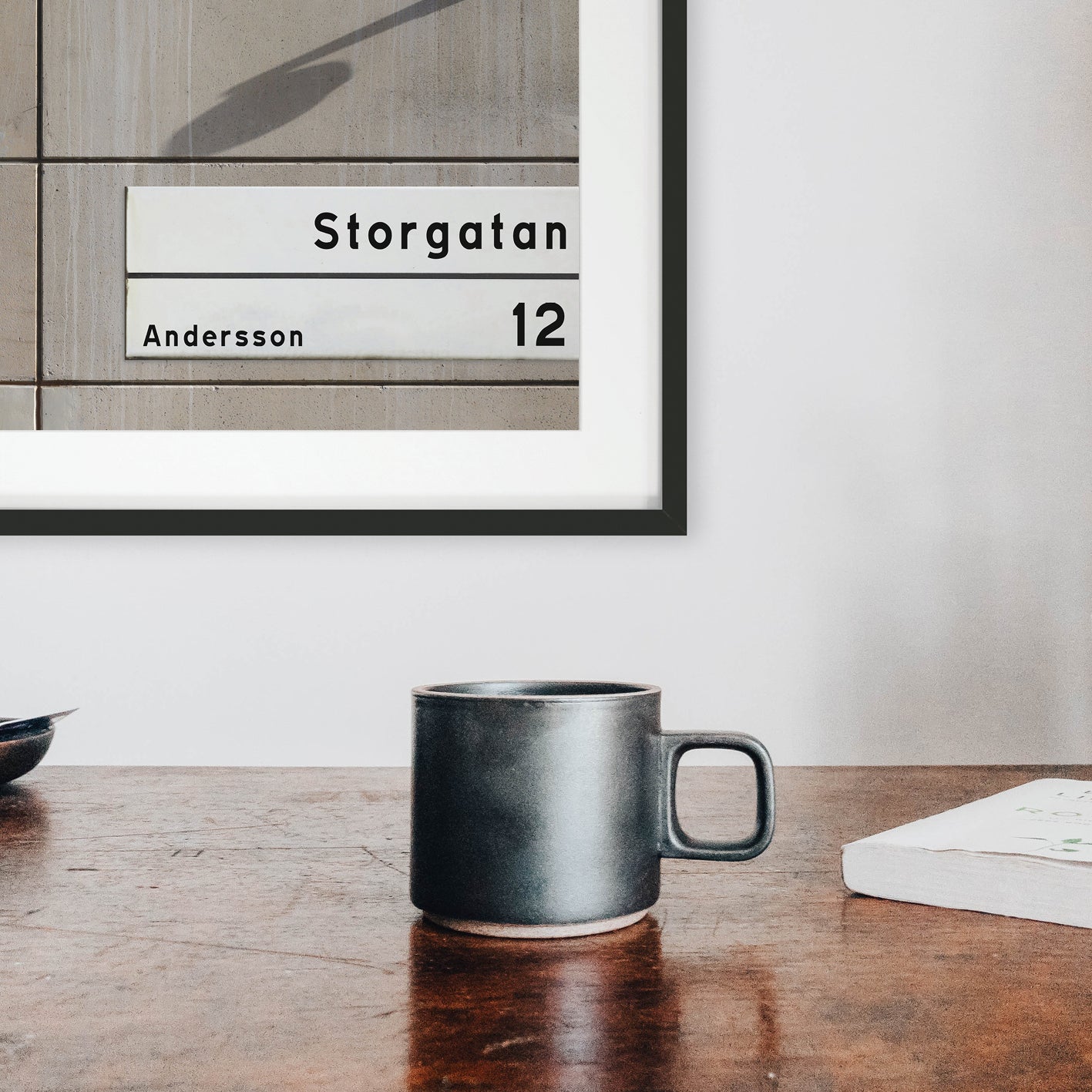 Personlig poster med gatuskylt