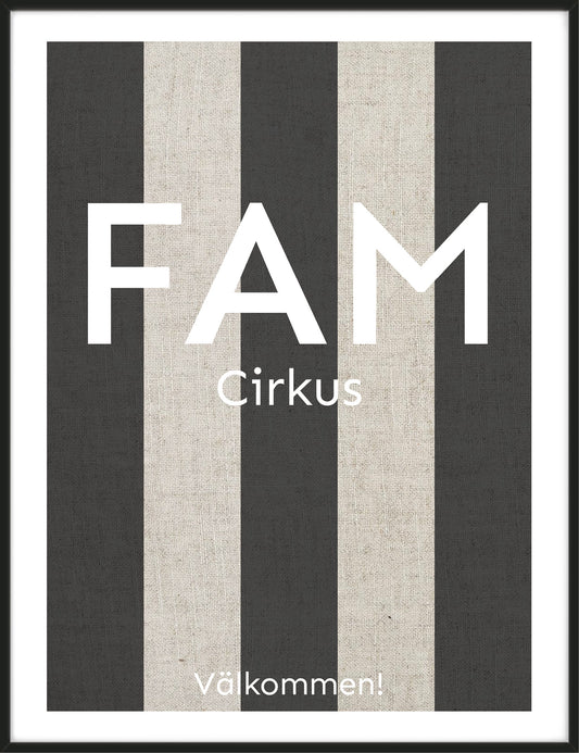 Randig – Personlig Poster