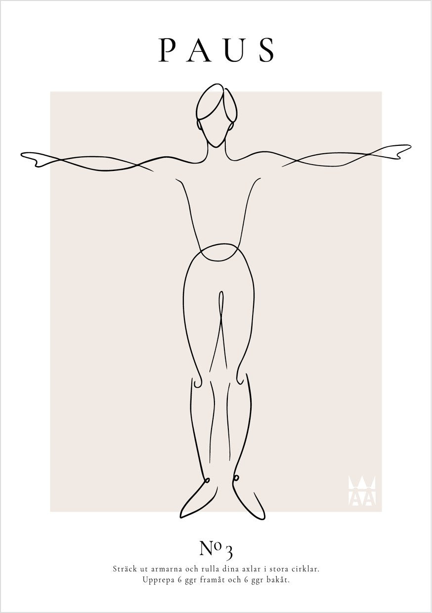 illustration med stretchövning