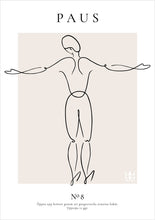 Load image into Gallery viewer, sträck ut bröstet övning illustrerad av karolina norlin
