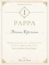 Load image into Gallery viewer, Diplom Världens Bästa Pappa - Poster
