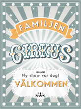 Load image into Gallery viewer, Familjen Cirkus poster för hallen
